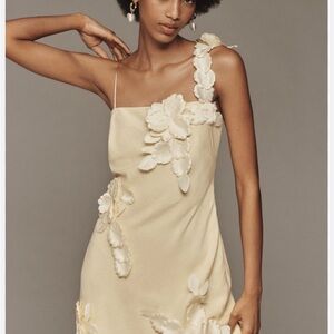 Butter Yellow Floral Dress